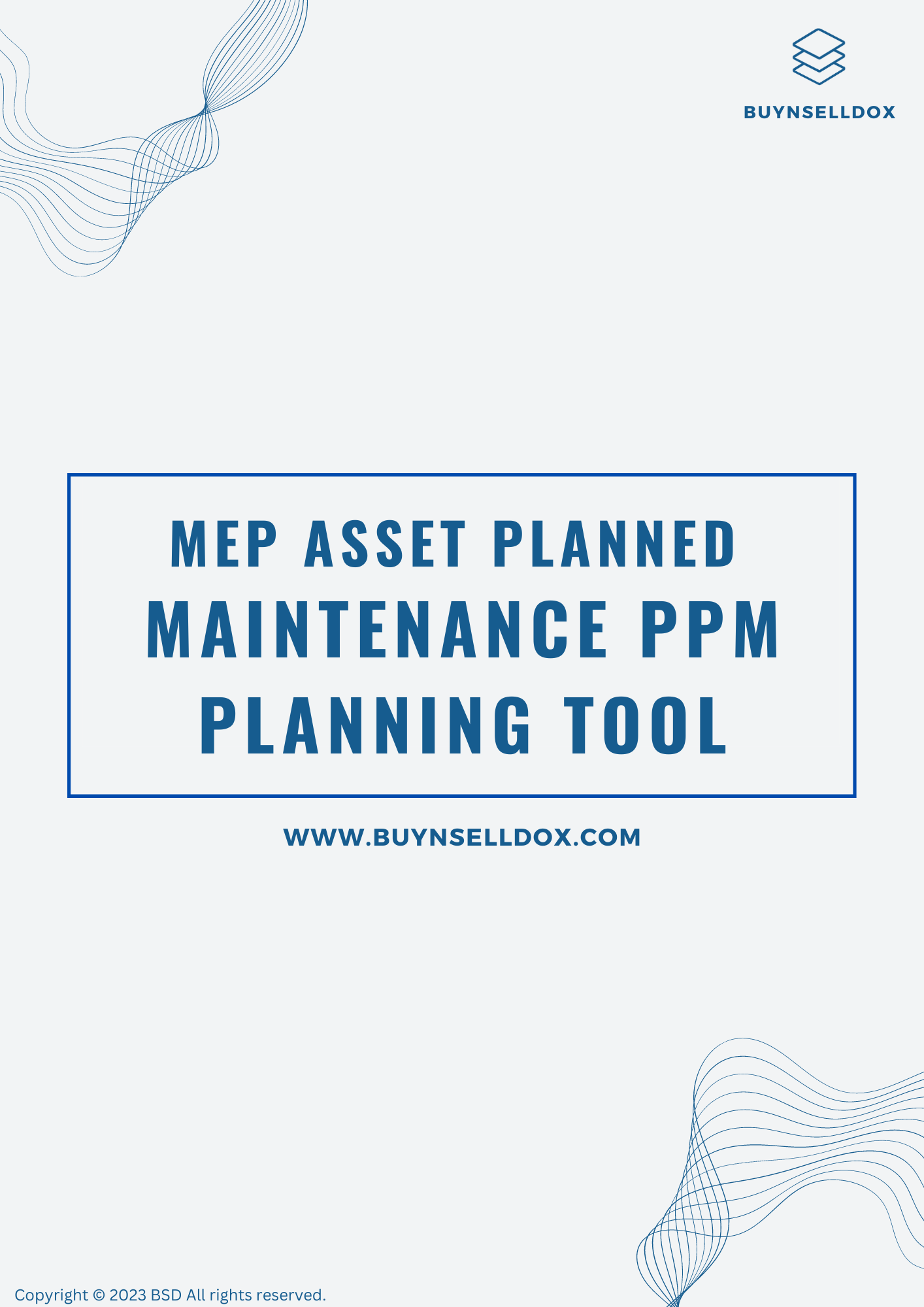 MEP Asset Planned Maintenance PPM Planning Tool