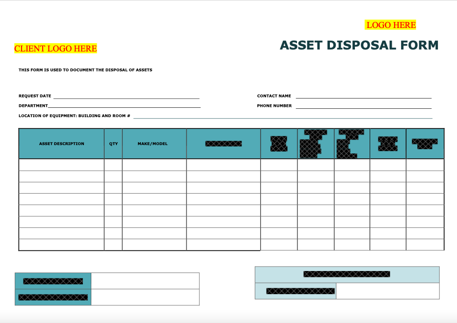 Asset Disposal Form